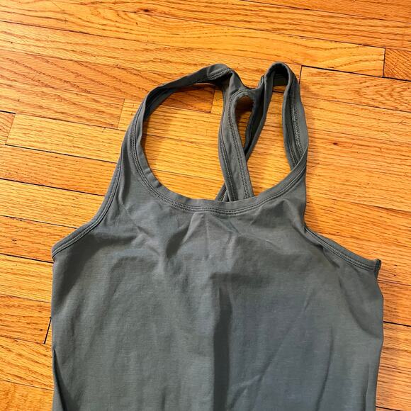 Lululemon Dress Womens Snall 6 ? Restore & Revitalize Maxi Active Slits Green - Picture 3 of 9